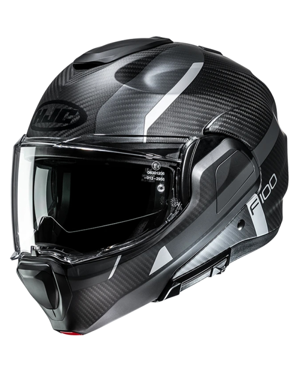 CASCO HJC F100 CARBON ASKAN MC5SF | Cascos Modulares de moto | %brands%