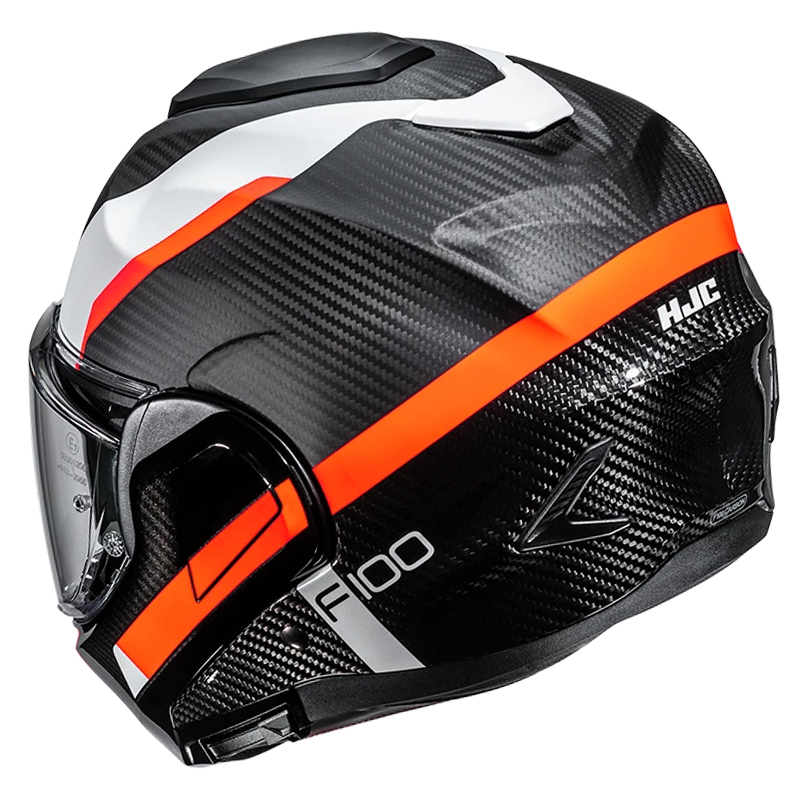 CASCO HJC F100 CARBON ASKAN MC6HSF | Cascos Modulares de moto | %brands%