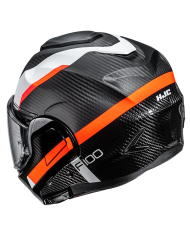 CASCO HJC F100 CARBON ASKAN MC6HSF | Cascos Modulares de moto | %brands%