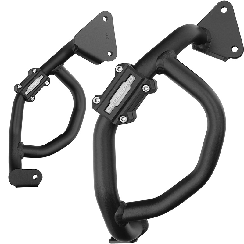 DEFENSAS DE MOTOR CROSSPRO HONDA XL750 TRANSALP E-CLUTCH NEGRO | Protectores de motor de moto | %brands%