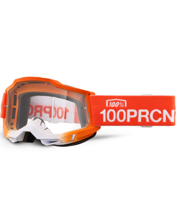 GAFAS 100% ACCURI 2 M2 ANTWERP NARANJA/TRANSPARENTE | Gafas Off Road de moto | %brands%