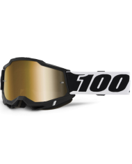 GAFAS 100% ACCURI 2 M2 NEGRO/ORO ESPEJO | Gafas Off Road de moto | %brands%