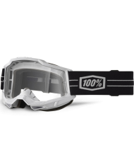 GAFAS 100% ACCURI 2 M2 BLANCO/TRANSPARENTE | Gafas Off Road de moto | %brands%