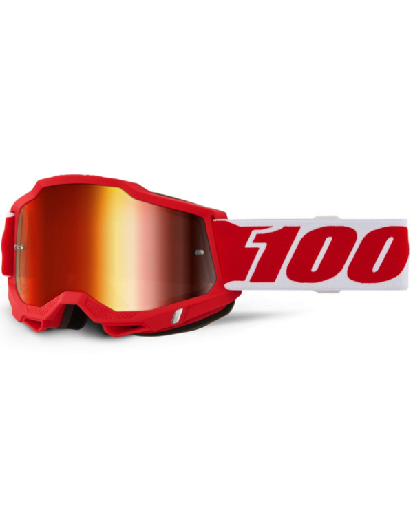 GAFAS 100% ACCURI 2 M2 ROJO/ROJO ESPEJO | Gafas Off Road de moto | %brands%