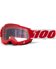 GAFAS 100% ACCURI 2 M2 ROJO/TRANSPARENTE | Gafas Off Road de moto | %brands%