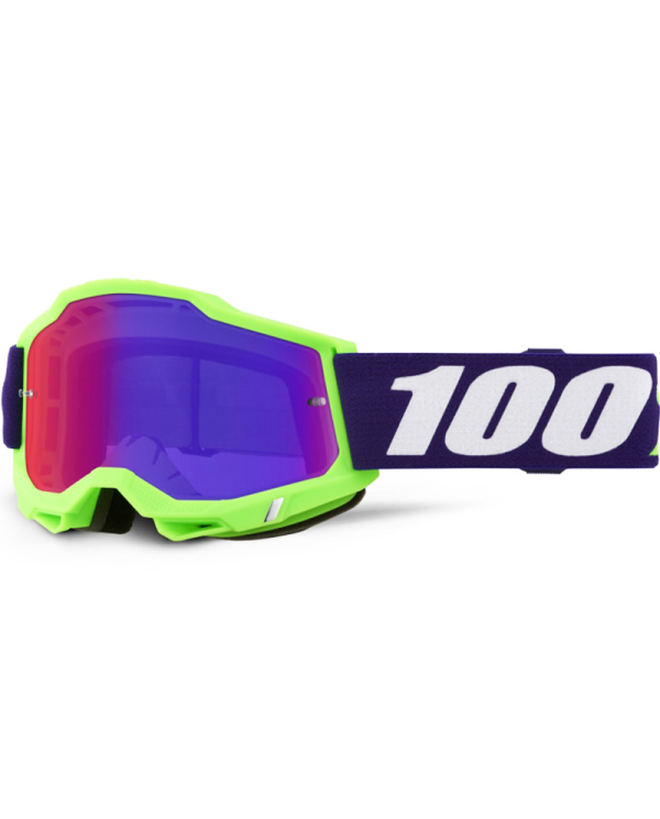 GAFAS 100% ACCURI 2 M2 VERDE/VIOLETA ESPEJO | Gafas Off Road de moto | %brands%