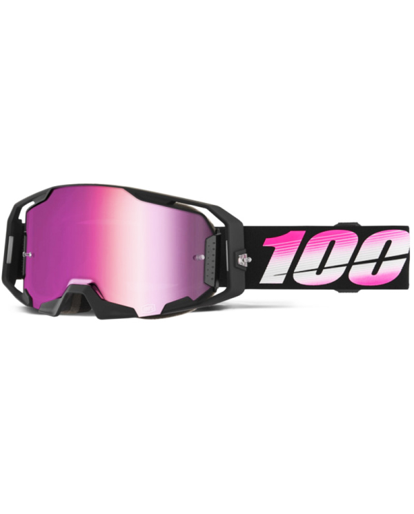 GAFAS 100% ARMATIC NEGRO/PINK ESPEJO | Gafas Off Road de moto | %brands%