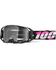 GAFAS 100% ARMATIC NEGRO/TRANSPARENTE | Gafas Off Road de moto | %brands%