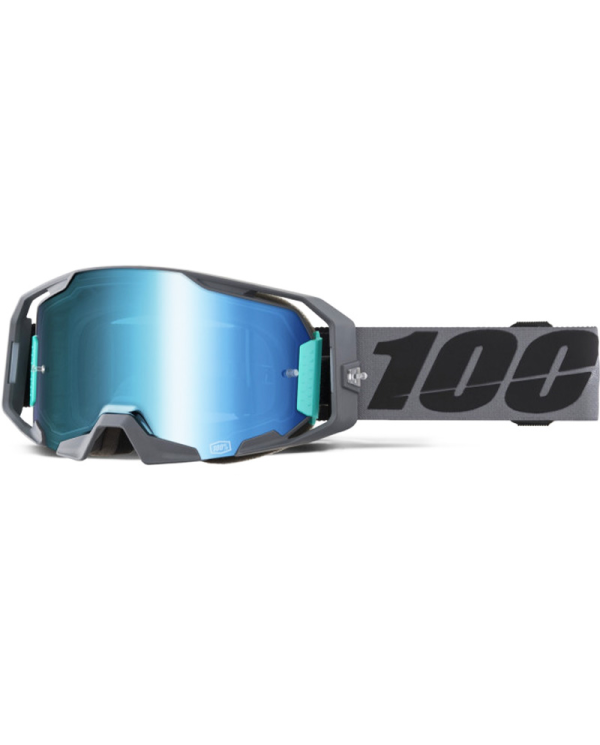 GAFAS 100% ARMATIC ANTHRACITE/AZUL AQUA ESPEJO | Gafas Off Road de moto | %brands%