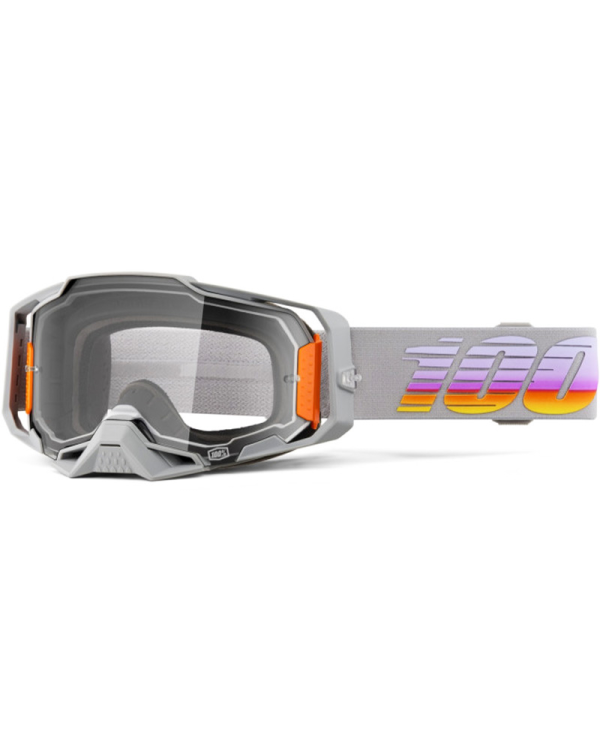 GAFAS 100% ARMEGA M2 GRIS/TRANSPARENTE | Gafas Off Road de moto | %brands%