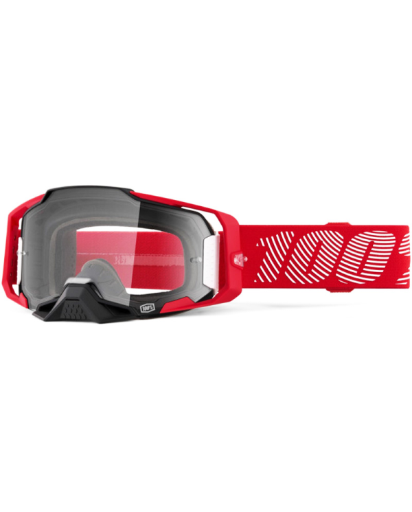 GAFAS 100% ARMEGA M2 ROJO/TRANSPARENTE | Gafas Off Road de moto | %brands%