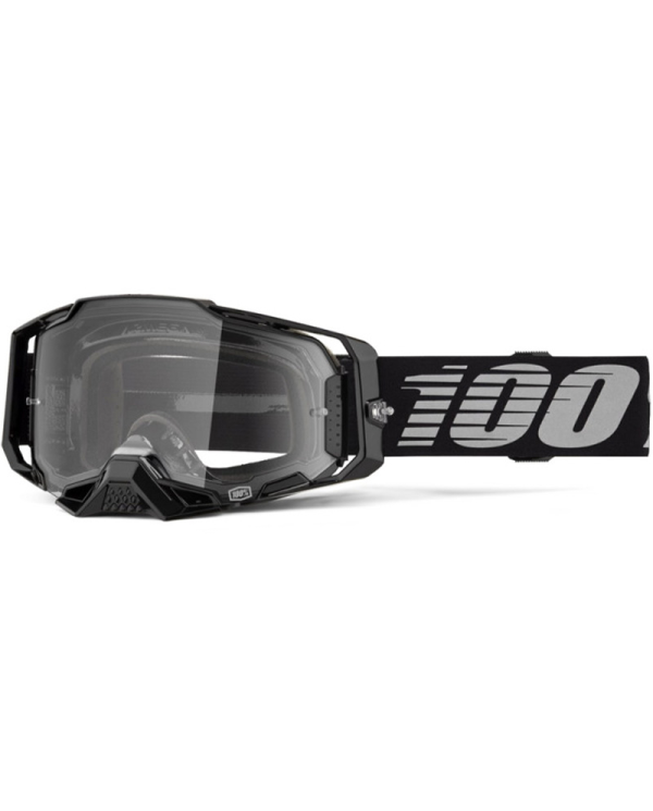 GAFAS 100% ARMEGA M2 NEGRO/TRANSPARENTE | Gafas Off Road de moto | %brands%