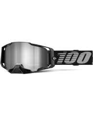 GAFAS 100% ARMEGA M2 NEGRO/PLATA ESPEJO | Gafas Off Road de moto | %brands%