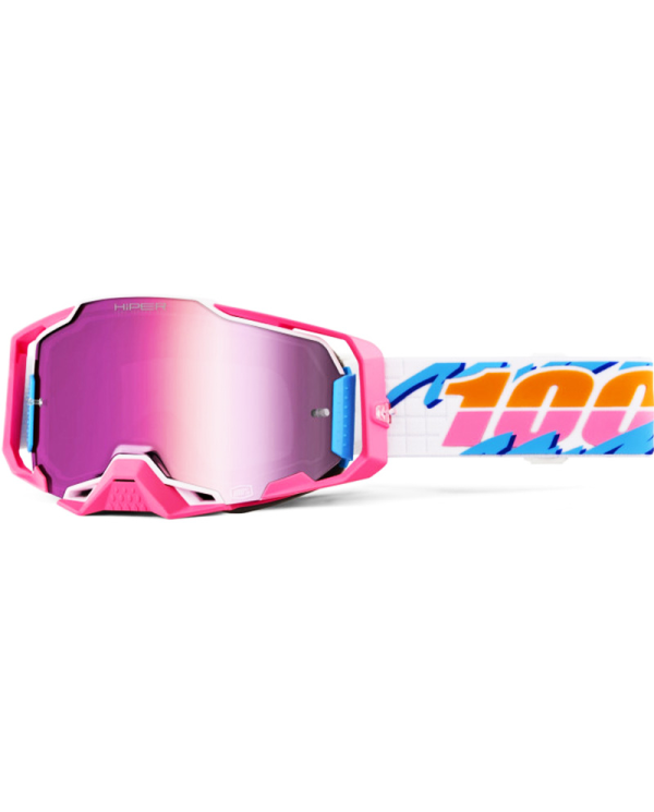 GAFAS 100% ARMEGA M2 LEFREAK/HIPER ROSA ESPEJO | Gafas Off Road de moto | %brands%