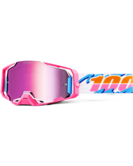 GAFAS 100% ARMEGA M2 LEFREAK/HIPER ROSA ESPEJO | Gafas Off Road de moto | %brands%