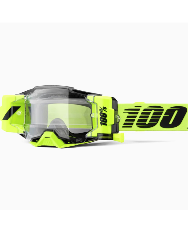 GAFAS 100% ARMEGA FORECAST NUCLEAR CITRUS/TRANSPARENTE | Gafas Off Road de moto | %brands%