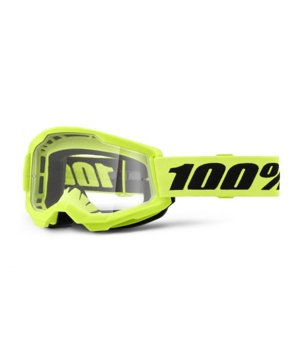 GAFAS 100% STRATA 2 M2 JUNIOR AMARILLO/TRANSPARENTE | Gafas Off Road de moto | %brands%