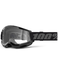 GAFAS 100% STRATA 2 M2 NEGRO/TRANSPARENTE | Gafas Off Road de moto | %brands%