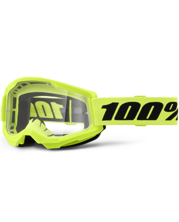 GAFAS 100% STRATA 2 M2 AMARILLO/TRANSPARENTE | Gafas Off Road de moto | %brands%