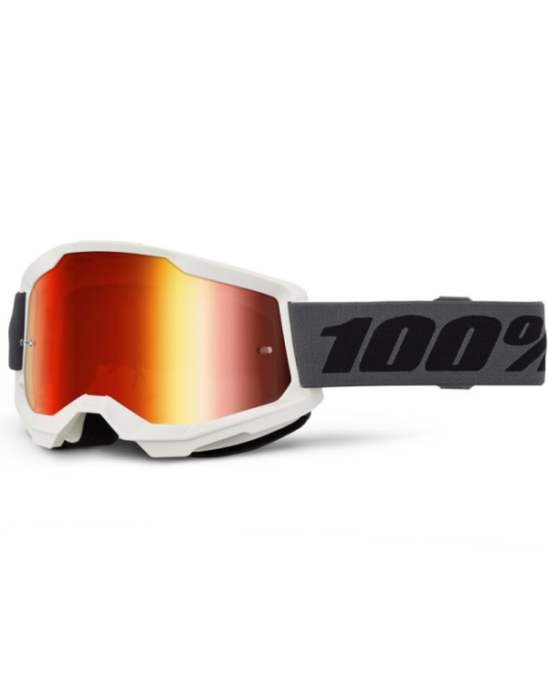 GAFAS 100% STRATA 2 M2 GREY/ROJO ESPEJO | Gafas Off Road de moto | %brands%