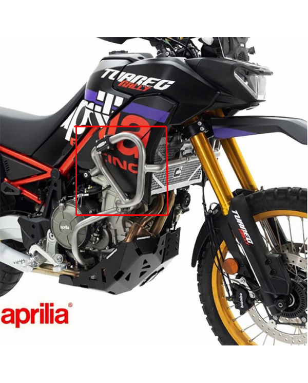 DEFENSAS DE CARENADO CROSSPRO PLATA APRILIA TUAREG 660 | Protectores de carenado de moto | %brands%