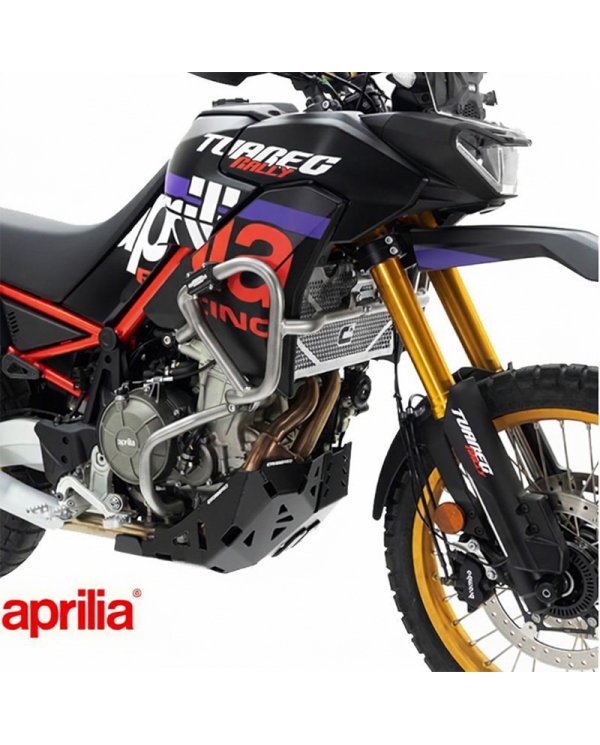DEFENSAS DE MOTOR Y CARENADO CROSSPRO PLATA APRILIA TUAREG 660 RALLY | Protectores de motor de moto | %brands%