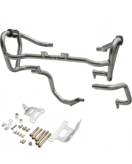 DEFENSAS DE MOTOR Y CARENADO CROSSPRO PLATA APRILIA TUAREG 660 RALLY | Protectores de motor de moto | %brands%