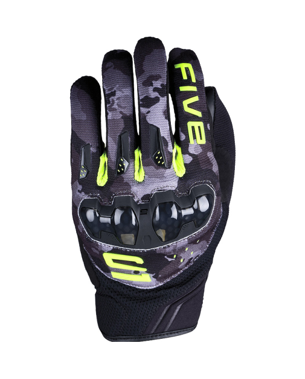 GUANTES FIVE RSX CAMO/AMARILLO FLUOR | Urban de moto | %brands%