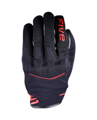 GUANTES FIVE RS4 EVO NEGRO/ROJO FLUOR | Urban de moto | %brands%